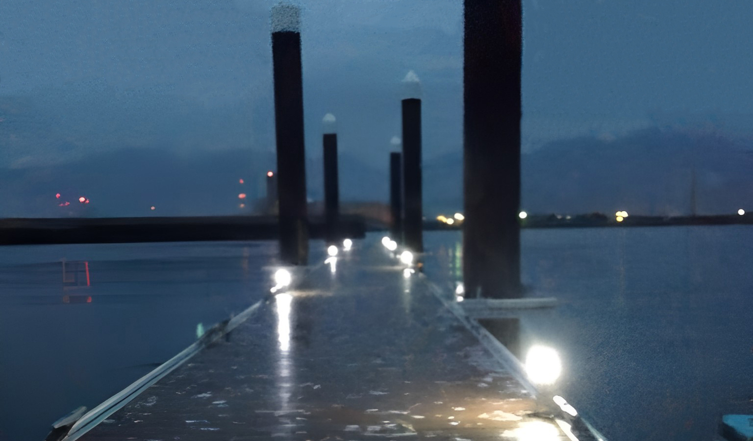 Marina ,jetty,dock Solar Bollard Lighting